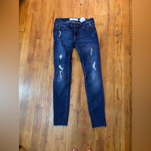 Hollister Light Blue Distressed Jeans